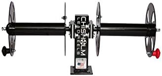10" BLACK Side By Side Heavy-Duty Welding Cable Lead Reel Holds up to 150' OF 1/0 CABLE &amp; 125' OF 2/0 CABLE