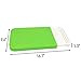 2 in 1 large plastic cutting board mat, non-slip cutting boards for kitchen with Strainer, Wash Tray, Colander, Dishwasher Safe, 16.1 Inch, Green. Camping cookware and camping accessories.