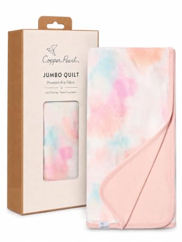 Copper Pearl Jumbo Three-Layer Baby Blanket Nova