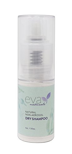 Eva Naturals Non-Aerosol Dry Shampoo (1oz) - Travel Size Hair Texture Spray Absorbs Oil, Adds Volume and Naturally Deodorizes - Includes Aloe, Vitamins C and B5 - Talc and Aluminum Free