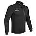 Przewalski Cycling Bike Jackets for Men Winter Thermal Running Jacket Windproof Breathable Reflective Softshell Windbreaker (XXX-Large,Black)