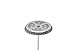 Designer French Coffee Press, Premium Quality, 8 cup (34 oz /1 liter), Stainless Steel Base, Borosilicate Glass Carafe, Sealable Lid