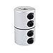 uxcell 8mm to 10mm Shaft Coupling 40mm Length 25mm Diameter Coupler Aluminum Alloy Joint Motor for 3D Printer CNC Machine DIY Encoder