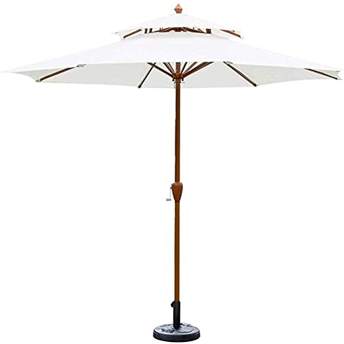 CCLLA Outdoor Garten Sonnenschirme Outdoor Patio Regenschirm Tisch Markt Regenschirm Wetterfeste Abdeckung, tragbare…