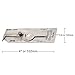 WeldingStop V-WAC Undercut Gauge Biting Edge Welding Guage for Welder Inspection Single Weld Gauge Measure Inspection Tools Porosity Size/amount Inspection Tools Inch Stainless Steel