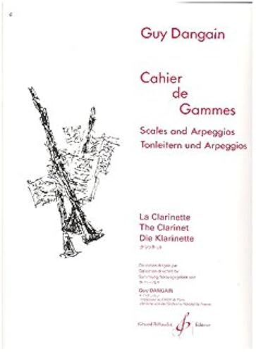 Download Guy Dangain: Cahier De Gammes. Partitions pour Clarinette PDF