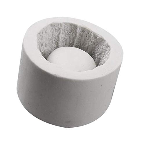 Bark Shape Round Flower Pot Silicone Mold, Succulent Plants Vase Flowerpot Mold,DIY Candlestick Candle Holder Mould,Gypsum Plaster Mould,Concrete Cement Clay Crafts Making Mold,Bonsai Decor Mold - Thumbnail 7