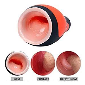 Multi-Speed Waterproof Rotating Massager Medical Silicone for Male Enhancement Training Couple Toys Silicone Adults Toys, Men Deep Throat, Oral Cup, Sucking Endless Pleasure