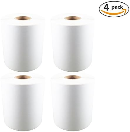 （4 Rolls 1000 Labels）4x6 Direct Thermal 250 Labels/Roll Shipping Labels for Zebra Desktop Printer GC420d GC420t GK420d GK420t GX420d GX420t GX430t LP2844 LP2442 TLP2844 ZP450 ZD500 ZD500R ZP500 ZP505