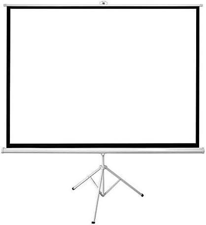 マーケット ホーム シアターシネマ屋内屋外のプロジェクター映画スクリーンのための3ポータブル折り畳み式 スタンド4と60インチポータブル三脚 プロジェクタースクリーン