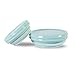 DII Ceramic Kitchen Matching Containers, (Set of 2) Cookie Jar & Coffee Canister-Aqua