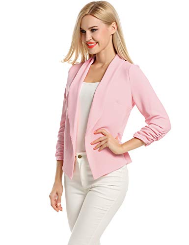 pink summer blazer