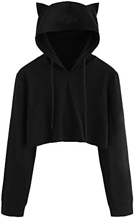 Womens Hoodie,Moonuy Ladies Unicorn Hat Long Sleeve Sweatshirt Letter Printing Hooded Pullover Tops Autumn Fashion Loose Cute Sweater Hoody Oversized Hoodie Hoodie Ladies Gym Tops