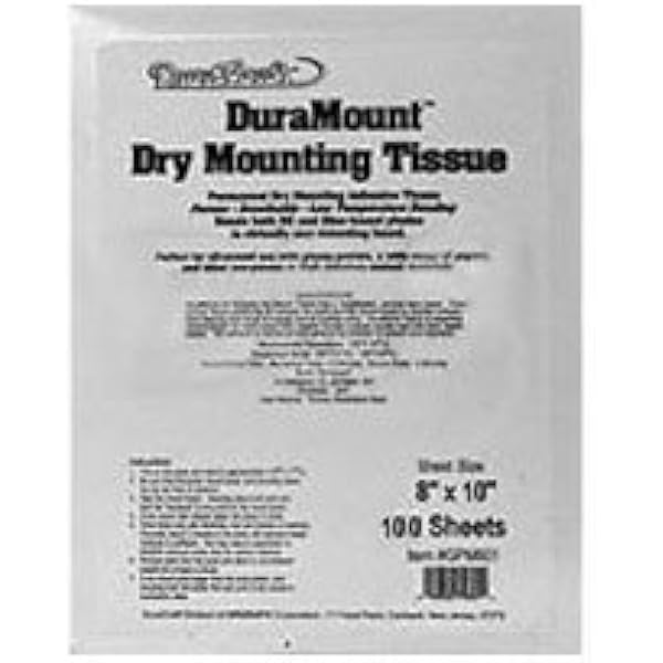 Amazon Com Duramount Dry Mount Tissue 8x10 100 Sheet Home Kitchen