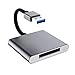 XQD Card Reader, USB3.0 Card Reader, Aluminum Alloy Flash Memory Card Reader for Sony G Series, Lexar USB Mark Card, Support Windows/Mac OS System primary