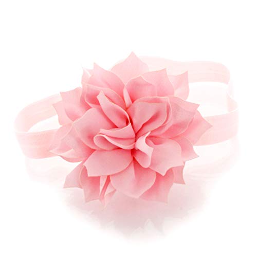 My Lello Baby Petal Flower Headbands Mixed Colors 2-Pack (Shocking Hot Pink/Light Pink) - Thumbnail 6