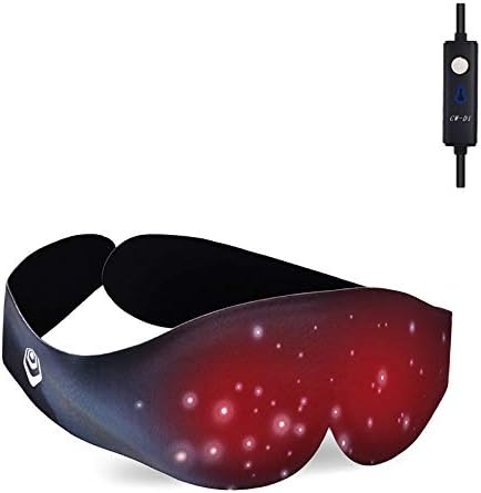 Graphene Times 蒸気 ホットアイマスク 安眠 遮光 圧迫感なし Usb加熱 3段階温度調節 1時間オートオフタイマー 繰り返し使用可能 人気 プレゼント アイマスク 睡眠アイマスク 3d立体構造 正規販売店 出張 ブラック 旅行 睡眠改善