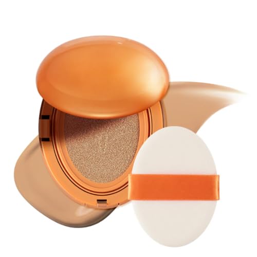 Ai Filter Cushion Foundation | Semi-Matte Perfection Concealer, AI-Like Korean Makeup Powder Base | Blurs Imperfections Naturally | 72-Hour Longlasting Makeup Foundation For Ladies Daily