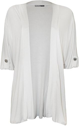 Comfiestyle New Women Plus Size Open Stretch Cardigan. UK 12-16