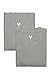 Texere Crew Neck Undershirt for Men (Dexx, Light Gray, L) Lightweight Shirts