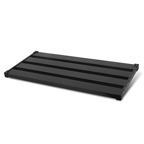 SOYAN Extra Large Guitar Pedal Board 25.6”x11.9” with Power Supply and