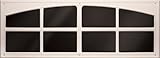 Coach House Accents Simulated Garage Door Window (2 windows per kit) - Almond - Model AP148199