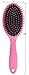 Mantello Wet Dry Detangle Hair Brush Round Brush (Pink and Purple, 2 Pack)