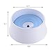 Dog Water Bowl with Floating Disk Spill Proof Water Bowl, WishLotus Anti-Overturn/Anti-Dust/Anti-Choking Anti-Overflow Bowl to Slow Down Drinking Speed for Dogs and Cats,40 oz (Blue)
