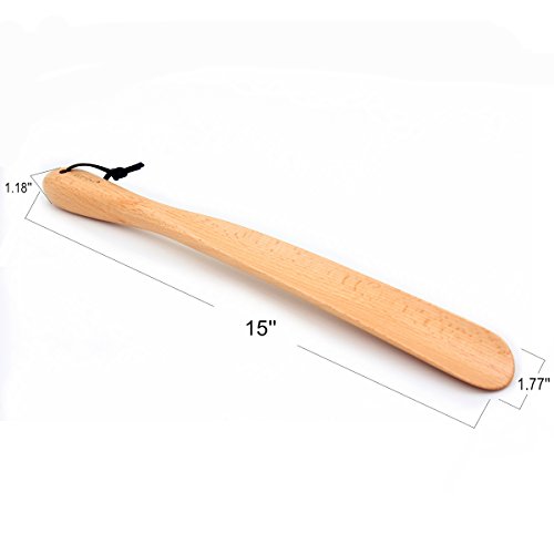 Shoe Horn, Wooden Shoe Horn Long Handle for Seniors 15 Inches Great
