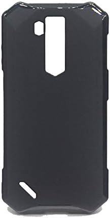 Easbuy Glossy Silicone Case Protector TPU Bumper Case Back Cover Phone Back Case for Ulefone Armor X3 Smartphone