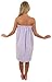 VEAMI Women's Spa Wrap Towel with Snap Closure -Sweet Boysenberry-Medium/Large
