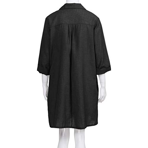 5 Sharemen+Womens+Turn+Down+Collar+Sleeve