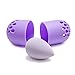 Beauty Sponge Travel Case - Foundation Makeup Sponge Holder Carrying Case by Blunt Beauty (Purple)