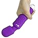 CNHIDEE Mini Wand Massager for Relieves Stress Waterproof Rechargeable Neck shoulder Body Back Sport Massage Travel Friendly 20X Magic Patterns Vibration Personal Quiet Powerful Mini Size