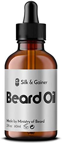 Ministry Of Beard - Beard Oil Organic Beards 50ml Premium Beard Oil. A Light Woody Eucalyptus Beard Oil for Men that Softens and Deep Conditions your Beard.