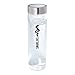 SNAKE Juice Glass Water Bottle with Metal lid, 20 oz, Clear