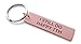 Copper Tag Keychain Engraved with I Still Do, Happy 7th Handmade 7 Year Anniversary