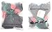 Sept.Filles 6-Pack Christmas Headband Antler Santa Claus Snowman Decoration (D)