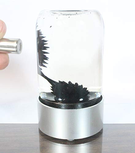 MTR Designs Spike Ferrofluid in a Bottle Magnetic Liquid Sculpture Educational Display Executive Desk Toy - Thumbnail 3