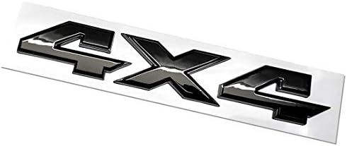 1pc 3D Decal RAM 4X4 Emblem Logo Sticker Liberty Nameplate Badge for Dodge RAM 1500 2500 3500 (Glossy Black)