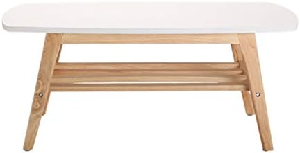 Amazon 長方形のコーヒーテーブル 木の居間のソファーテーブルの二重層の大きいダイニングテーブルの住宅の家具 Color B サイドテーブル オンライン通販