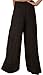 Skirts N Scarves Womens Embroidered Rayon Wrap / Palazzo Pant (Grey)