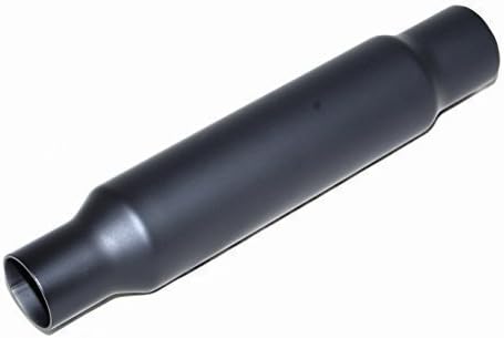 BikeTek Motorcycle Exhaust Universal Custome Matt Black Silencer 12" Short