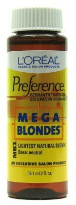 L'Oreal Preference # MB1 Mega Blonde Light-Natural Blonde (Case of 6)