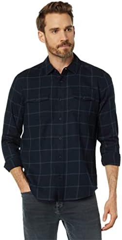 Amazon.com: Theory Men's Irving Soft Plaid Shirt, Hunter Green