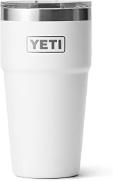 YETI Rambler 20 oz Stackable Cup with MagSlider Lid White view 2