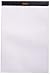 Rhodia Staplebound Notepads - Blank 80 Sheets - 8 1/4 x 12 1/2 in. - Black Cover