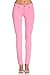 Poplooks Women's Casual Mid Rise Stretch Skinny Knit Jegging Pants