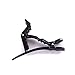 Mokale 6pcs Salon Croc Hair Styling Clips-Sectioning Plastic Alligator Hair Clip For Thick Hair-Non-Slip DIY Accessories Hairgrip for Women and Girls (Black)