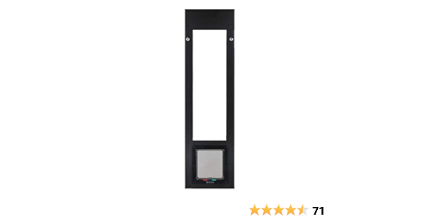 horizontal window insert cat door